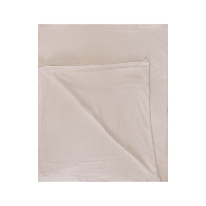 100% Cotton Jersey Knit Flat Sheet, Beige, Queen Flat Sheet