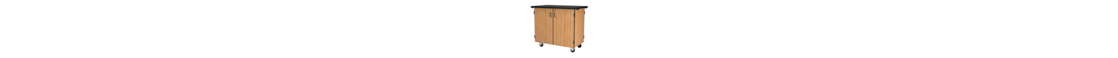 Mobile Science Cart with Microscope Storage
