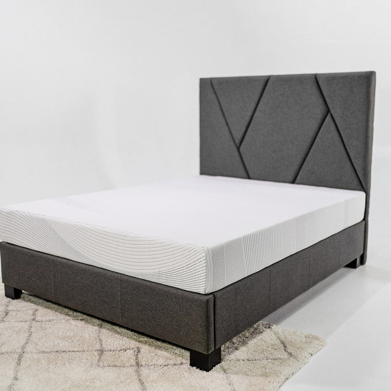 Grand matelas en mousse à mémoire de forme rafraîchissante en cuivre de 8 po - Améliore la fonction et réduit le stress rénal de 8 pouces pour une expérience de sommeil améliorée
