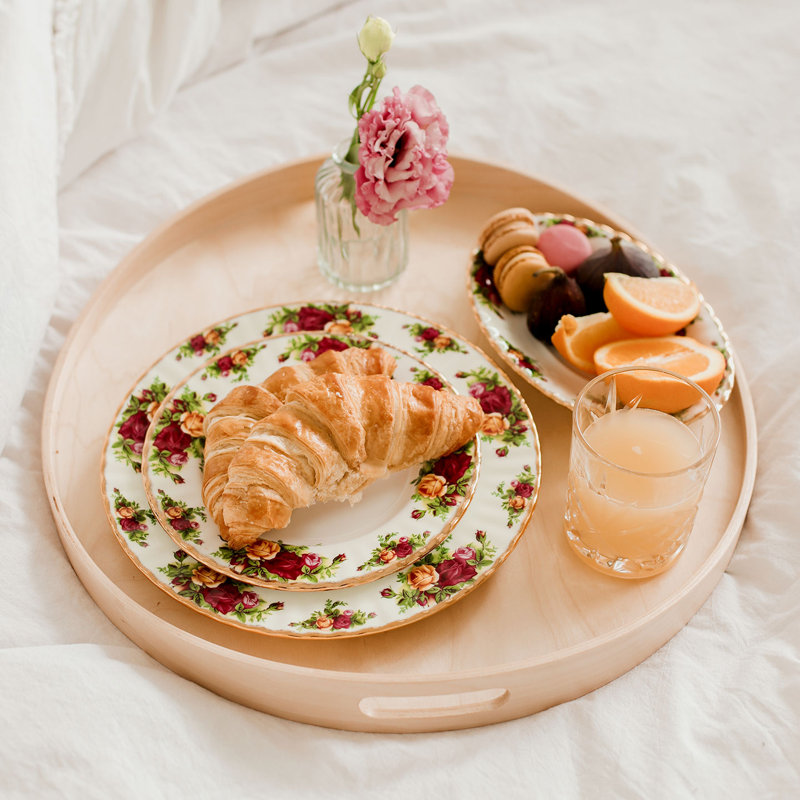 Assiette plate 10 po Royal Albert Old Country Roses