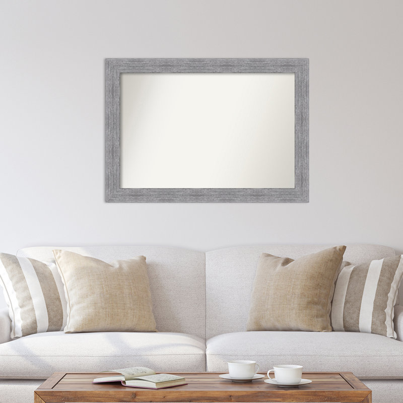 Miroir de salle de bain Bark, 29" H x 41" W, Rustic Grey