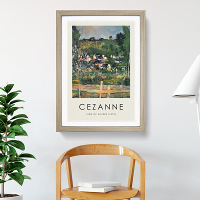A View of Auvers by Paul Cezanne - Picture Frame Painting
