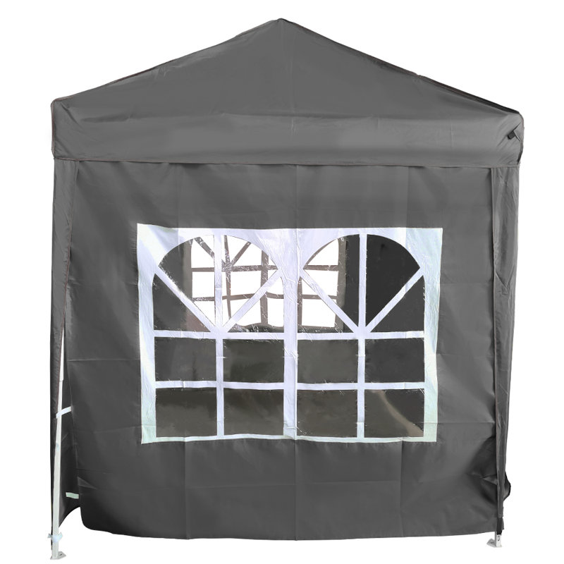 Aenneea Dakota Fields Anthracite Fabric Side Wall for Gazebo