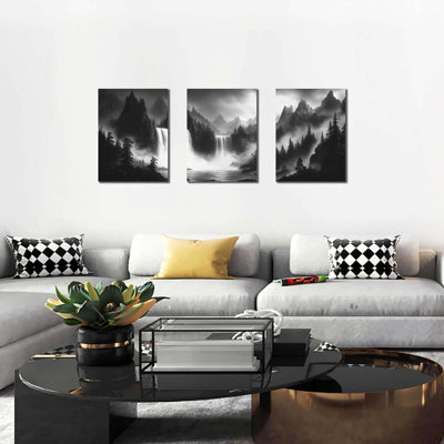 3 Piece Wrapped Canvas Wall Art