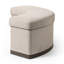 Banc rembourré en mélange de polyester CANDACE