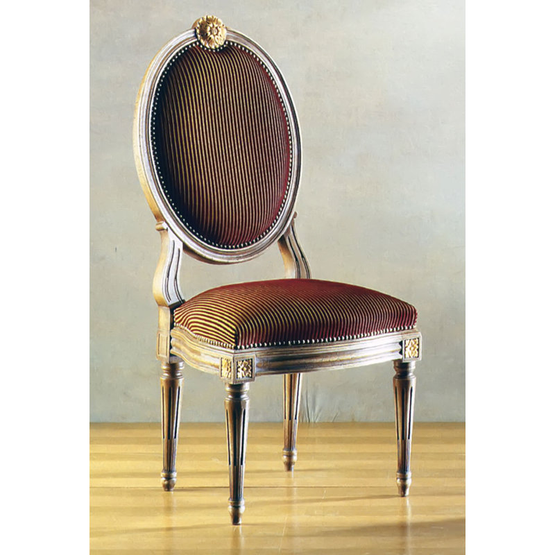 Upholstered Side Chair in Brown
