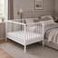 4-in-1 Round Spindle Guardrail Cot Bed -1055629768