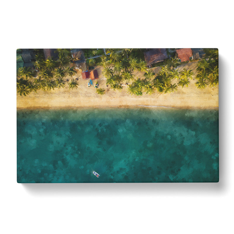 The Fishing Boat - Wrapped Canvas, 40cm H x 60cm W x 3cm D