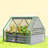 2-In-1 Raised Planter Greenhouse,Raised Garden Bed,Planter Raised Bed-1908673031