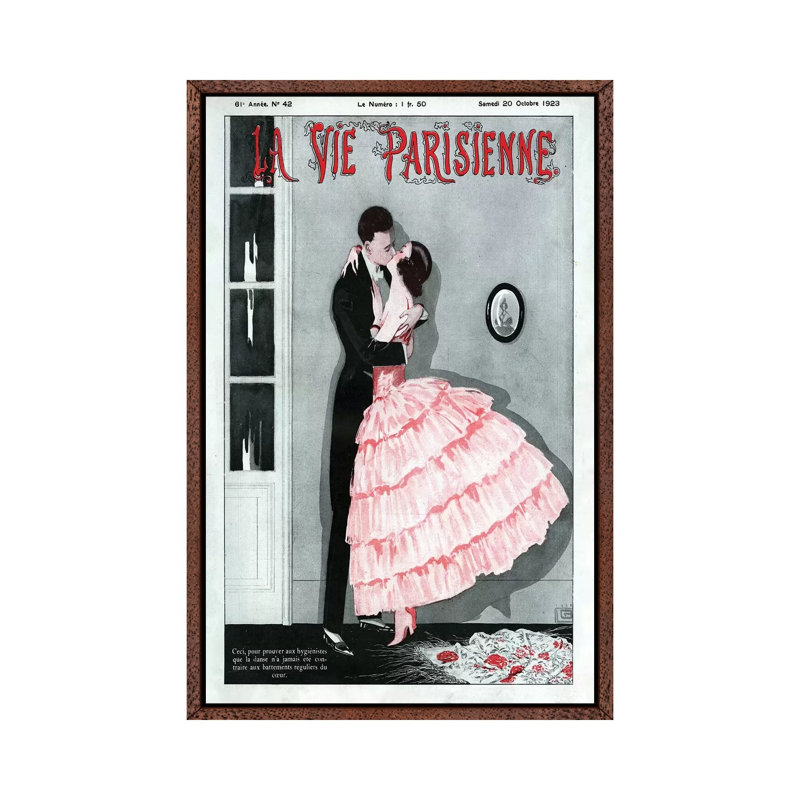1923 La Vie Parisienne Magazine Cover by The Advertising Archives - Gallery-Wrapped Canvas Giclée on Canvas, Classic Wood