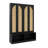 [Assembly Video] Farmhouse Hall Tree with Rattan Doors, Versatile 4-In-1 Seating Bench with 6 Hooks, Mid-Century Entryway Shoe Cabinet with Shelf for Living Room, Black, 55.1"W(OLD SKU: N721P297555B)-651860381