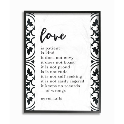 " Love Is Patient Love Is Kind "