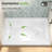 60" x 36" Acrylic Alcove Shower Base with Center Drain Magnetic Drain Cover 3 Sided Tile Flange White