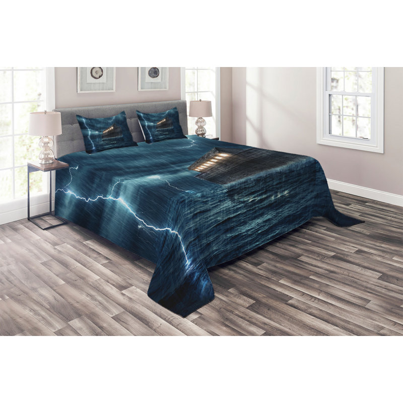 Coastal Polyester Coverlet