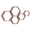 Ensemble de 5 tablettes flottantes Hexagon-114400765
