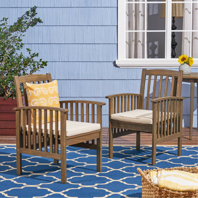 Chaise avec 2 coussins ACACIA