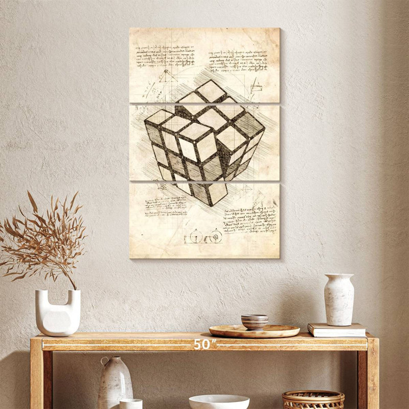 Cube Laelle Rubik, H 65 po x l 42 po