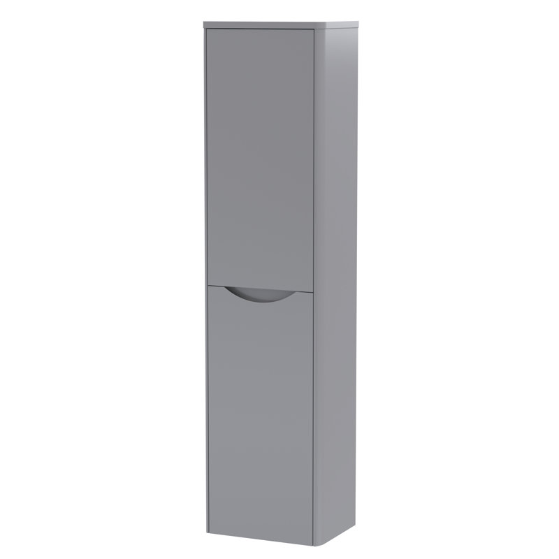Lunar Bathroom Storage, Satin Grey