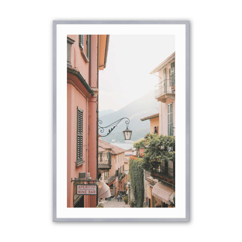 Bellagio Beauty Print, 17.25" H x 13.25" W x 1.25" D, Polished Chrome Single Picture Framed