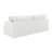 Square Arm Washable Covers Upholstered Slipcovered Sofa