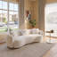 Mid Century Modern Curved Oversized Sofacama for Living Room, Bedroom, Office-131446854