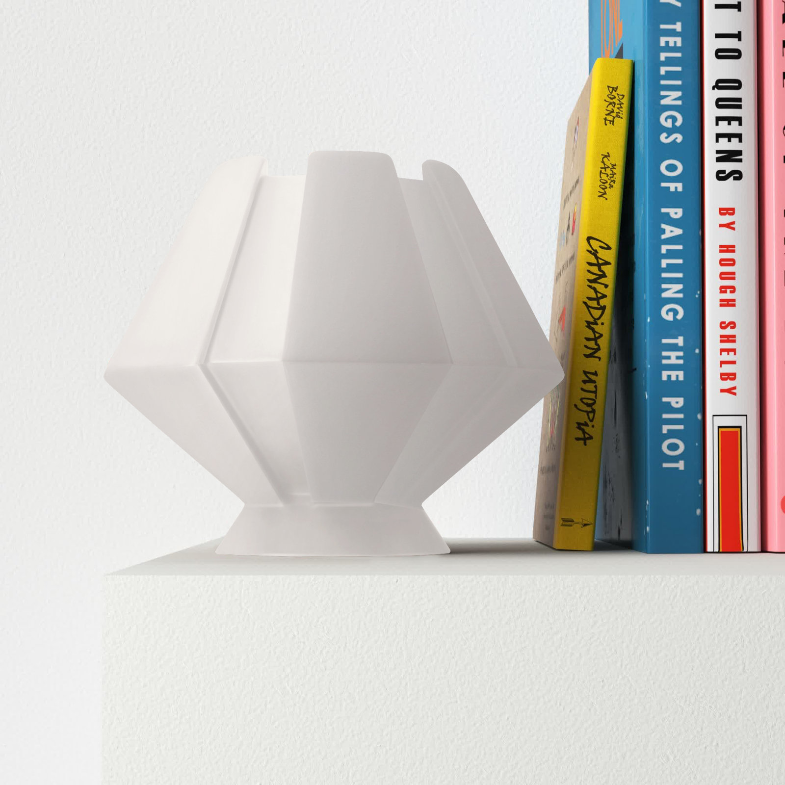 Percy Ceramic Novelty Lamp, Bisque, Incandescent