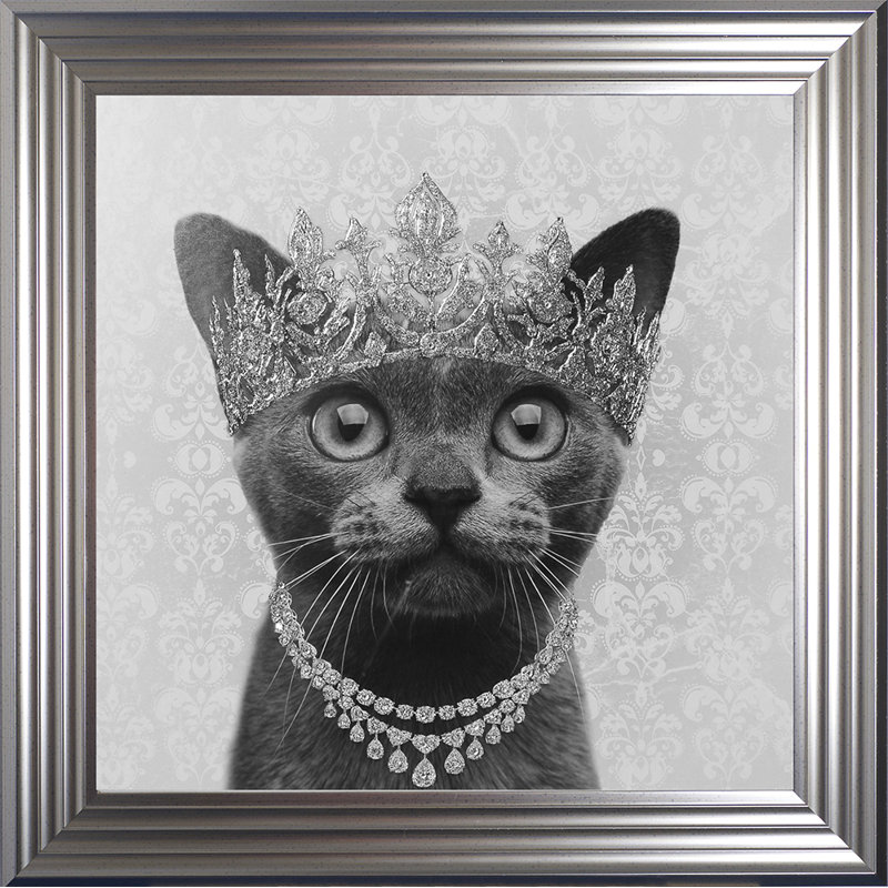Single Picture Frame Print, 75cm H x 75cm W, Silver Framed
