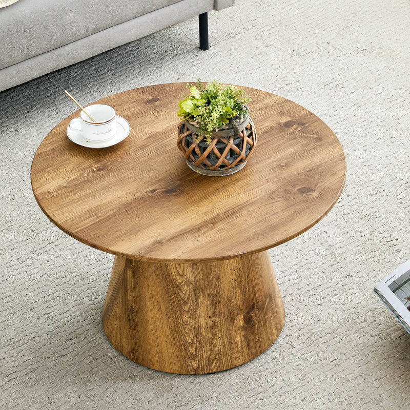 Table basse 25,6 po, Bois de chêne