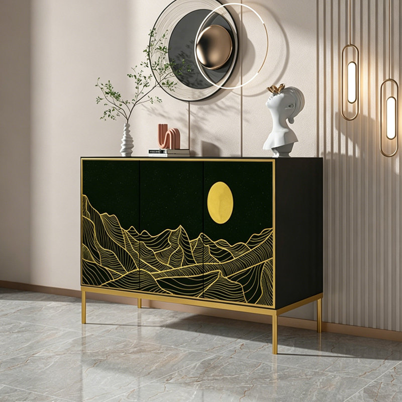 Solid Wood Living Room Storage Cabinet