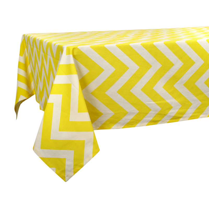 Hanner Chevron Tablecloth, 84" W x 60" L