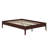 Modern Wooden Platform Bed Frame featuring Wood Slats & Metal Support, Easy Assembly-973815411
