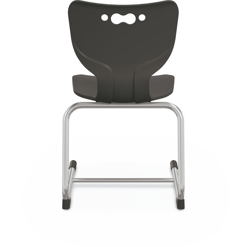 Chaise de classe en porte-à-faux Hierarchie, Noir, Chaise 14 po