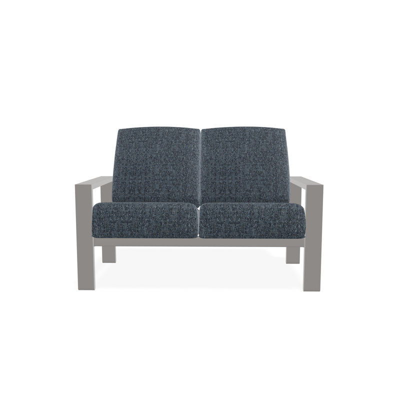 Causeuse Larssen, Restaurez l'indigo, Gris chaleureux