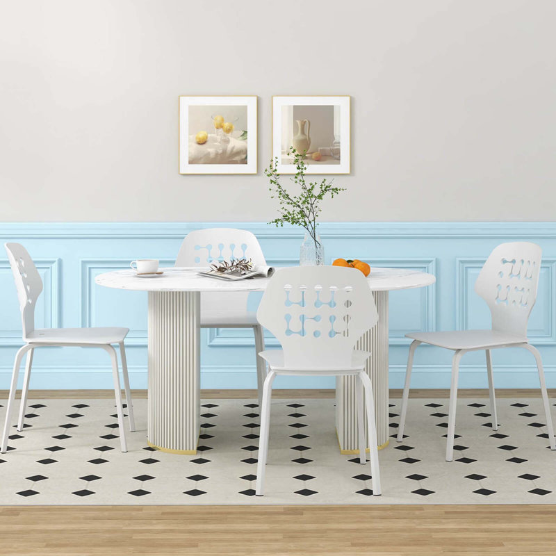 Lonney 18'' H Side Chair, White