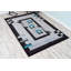 Tapis de zone turquoise abstrait 3d Kennell-2109881214