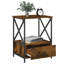 Ardi 50cm W Iron Bedside Table-412225814