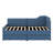 Cozy Twin Size L-Shaped Corduroy Daybed With Upholstered Frame And Dual Storage Drawers-796296405