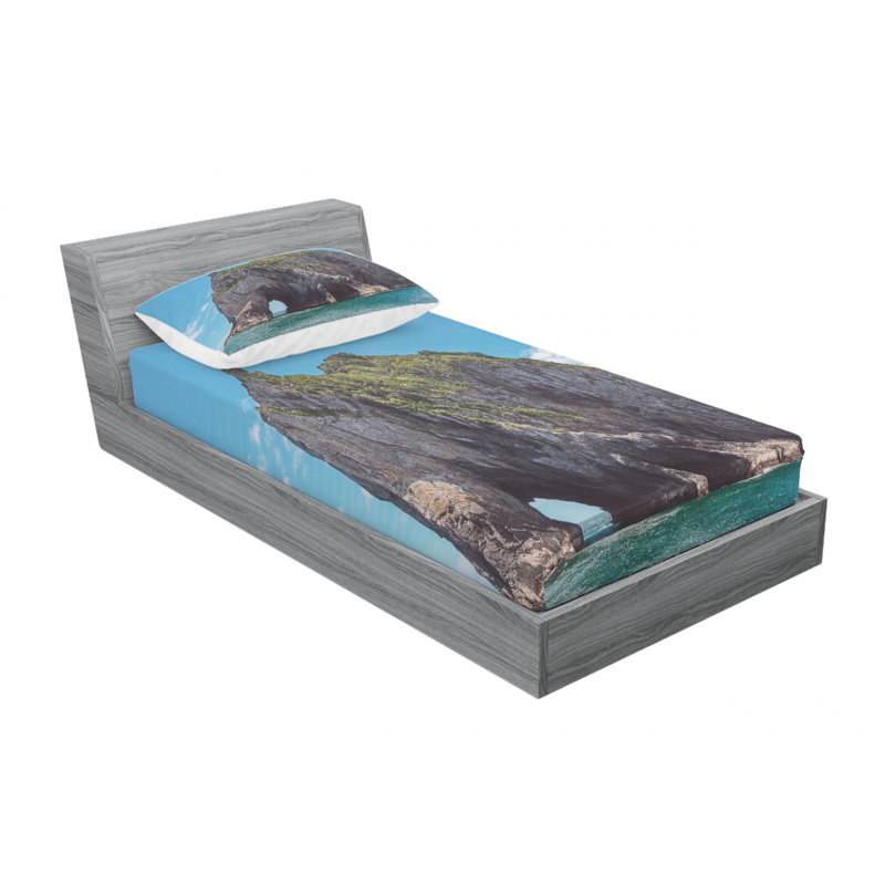 Microfiber Sheet Set, Twin Sheet Set + Fitted Sheet + 1 Pillowcase