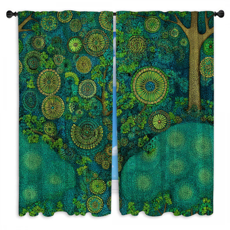 Rideaux obscurcissant pour arbre et obscurcissant - 2 panneaux, 40in x 50in - 2 panels, Transparent