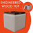 Homepop Storage Ottoman With Tray Top-744901994