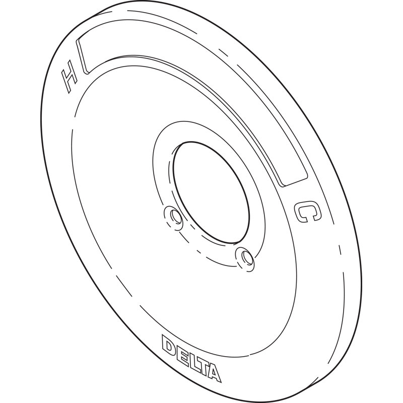 Eschuton de assiette pour robinet de douche, Chrome
