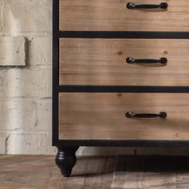 Arched bookcase with drawers