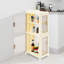 Armoire de rangement mince à 4 niveaux