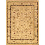 Melody Oriental Hand-Knotted Wool Gold/Black/Beige Area Rug