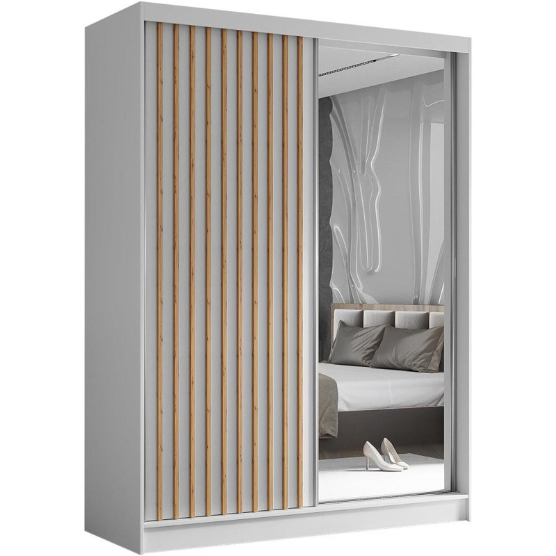 Ashantia 2 Door Sliding Wardrobe, Beige