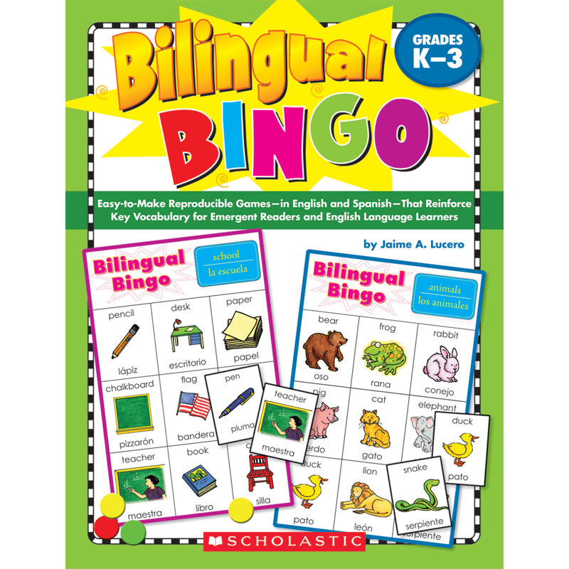 Livre de bingo bilingue