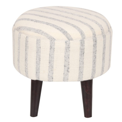 Tabouret rond fabriqué à la main Corrigan Studio® Kilim