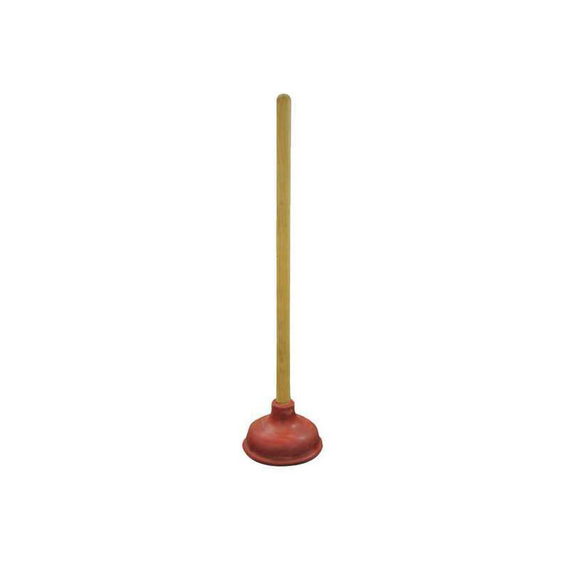 Poussoir de toilette traditionnel Avalon - rouge