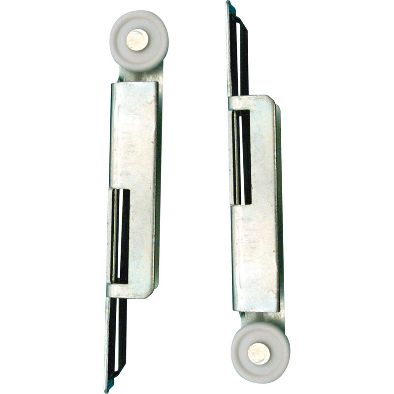 Ensemble de roulettes pour porte de placard en acier Prime-Line (1 ensemble)