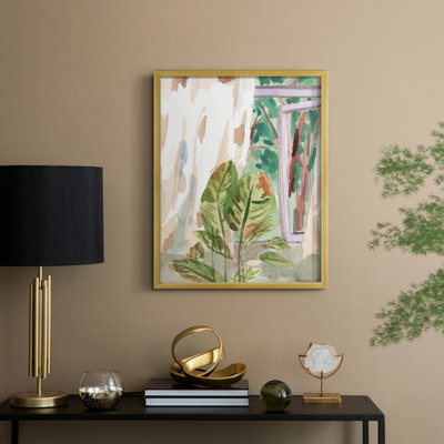A Spring Window II Framed Print - Solid Wood